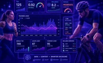 Charge entraînement : ACWR, TSS, Wellness – pilotage intelligent