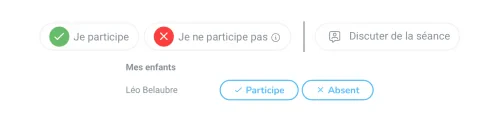 je particpe enfant