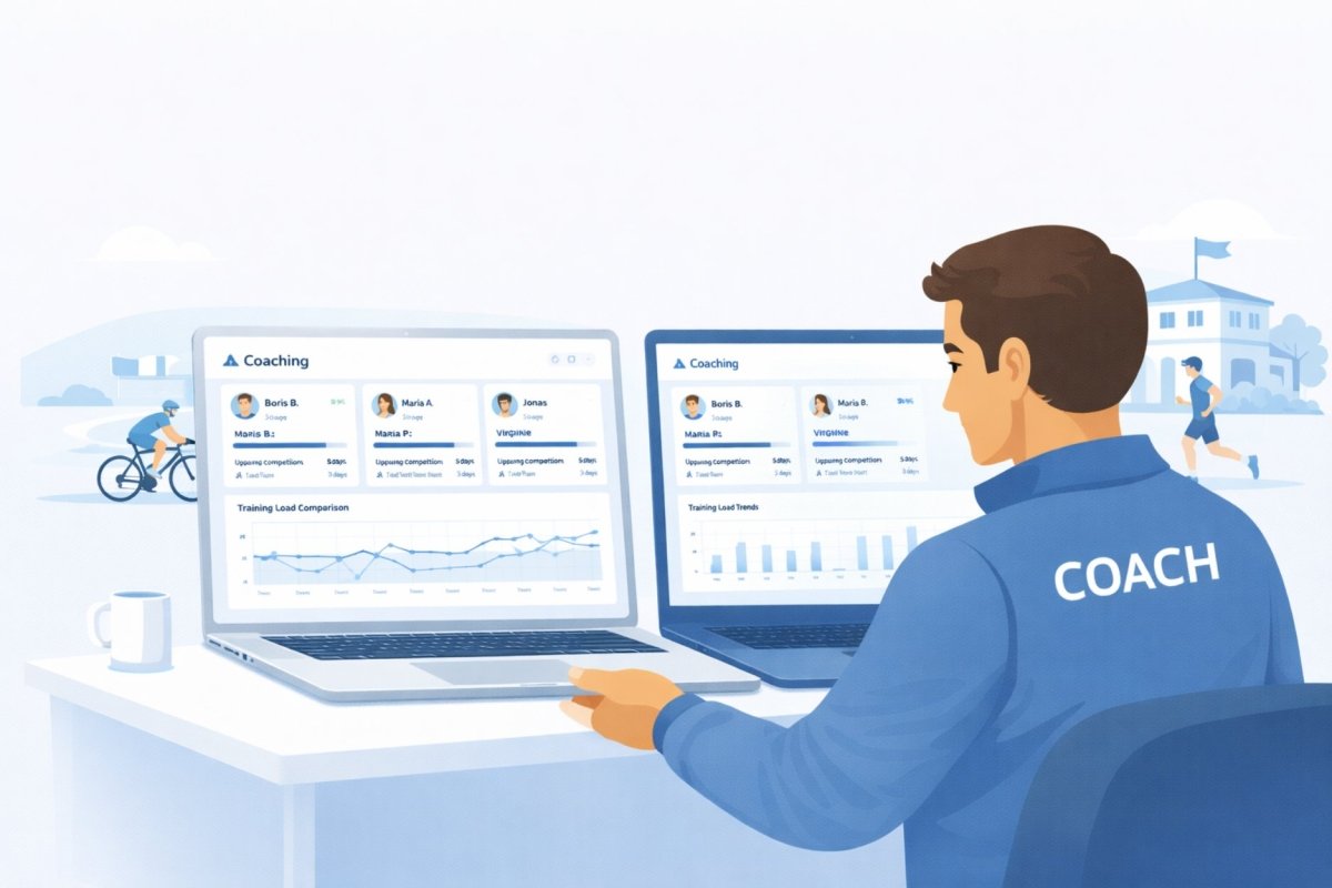 logiciel et application de coaching sportif pour gérer plusieurs athlètes