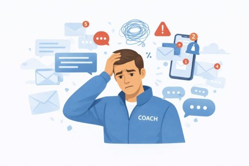 problème communication club sportif whatsapp email dispersés